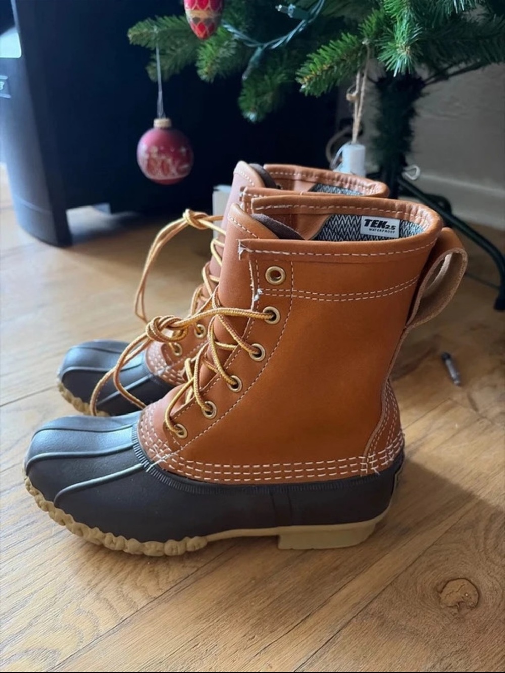 original LL Bean Waterproof Lace-Up Duck Boots